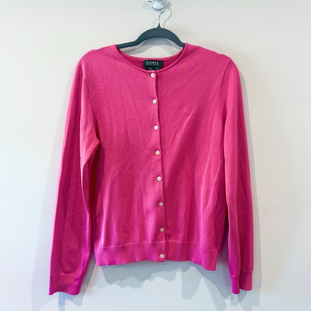 Lauren Ralph Lauren Pink Cardigan